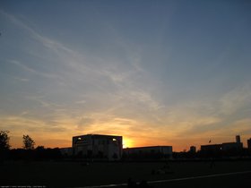 Sunset in Berlin
