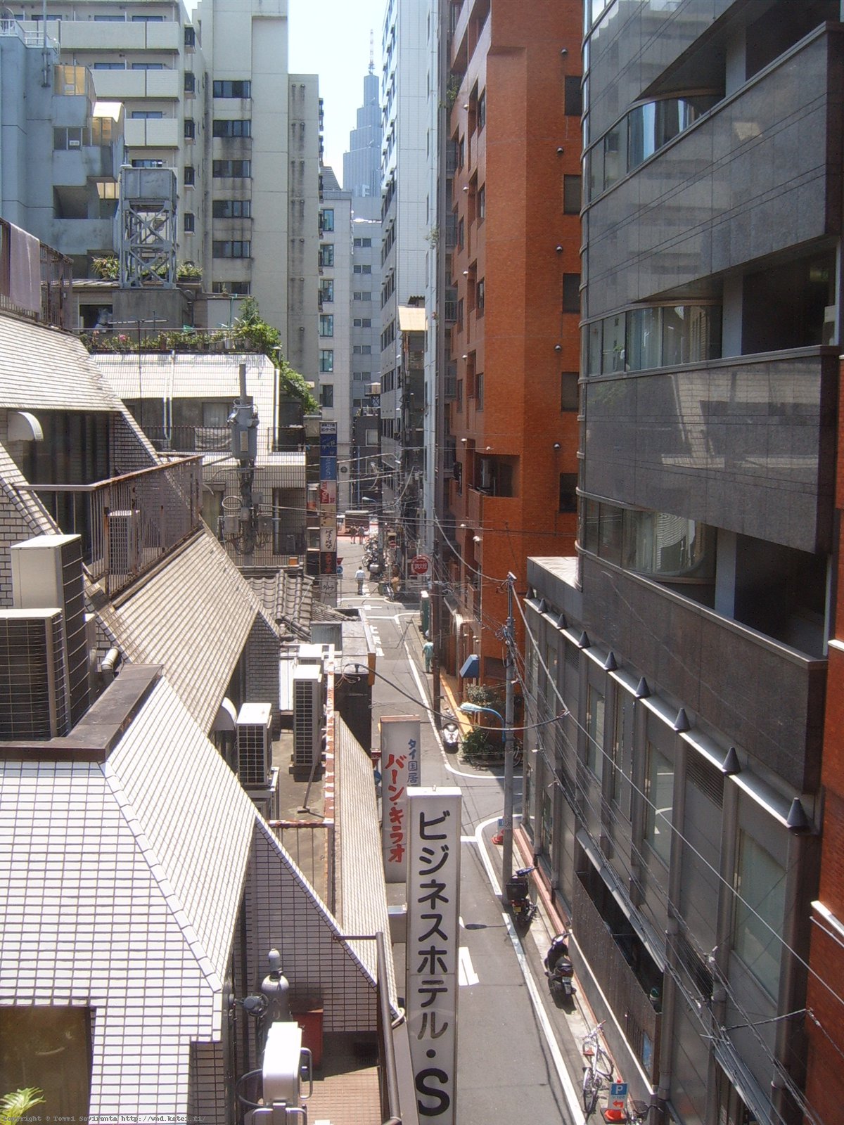 Day #2: Shinjuku, a view from Hotel Lornstar to south