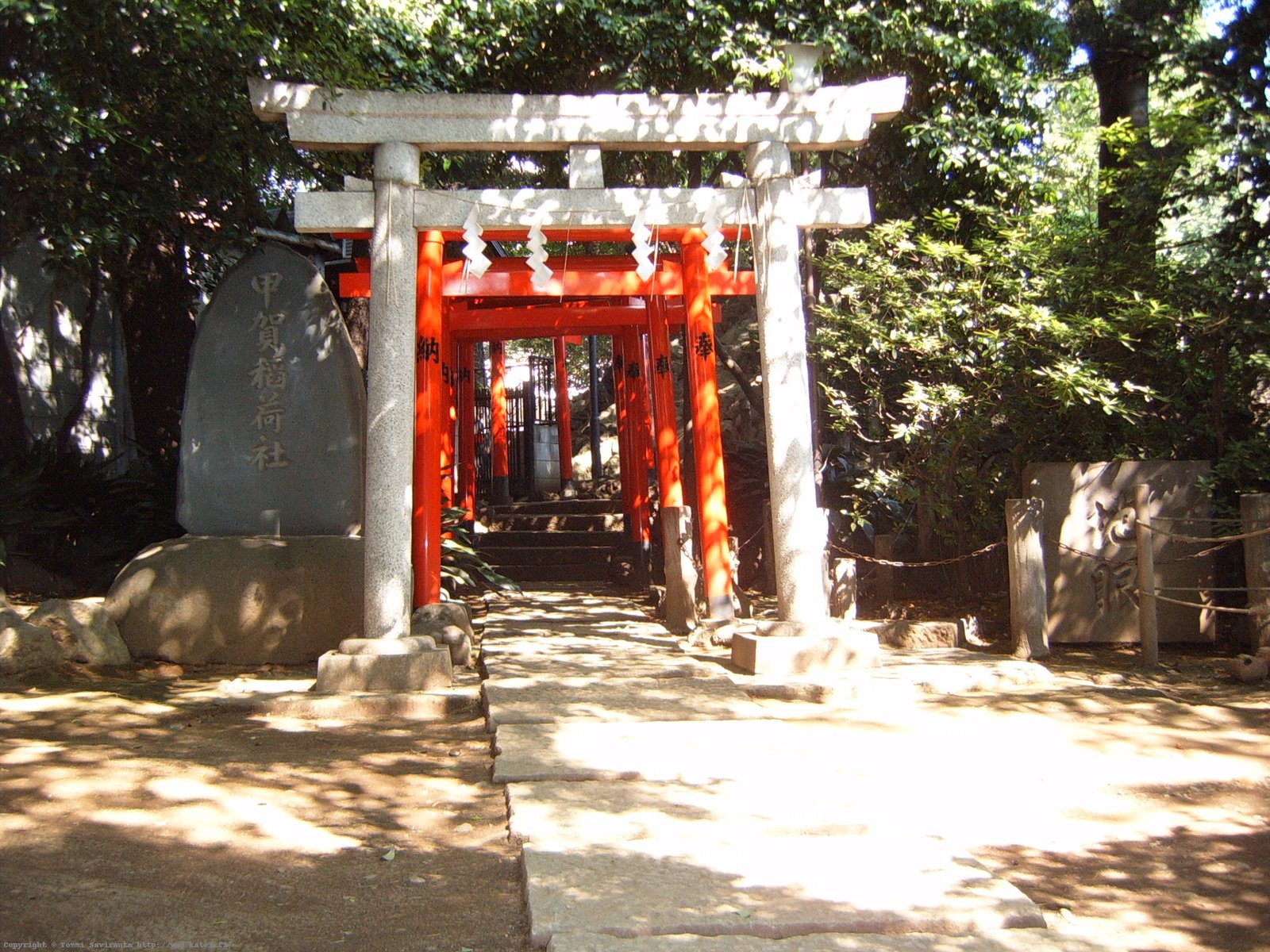 Day #2: Gate to the altar in a small temple in Tokyo