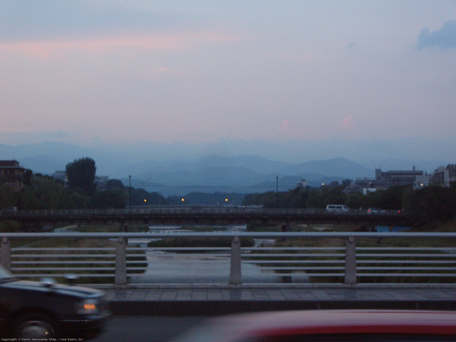 Day #5: Bridge on Oike-Dori, crossing Kamo river