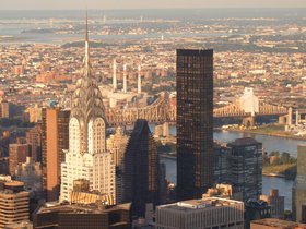 Day #7: Chrysler Building and one of Trump's buildings