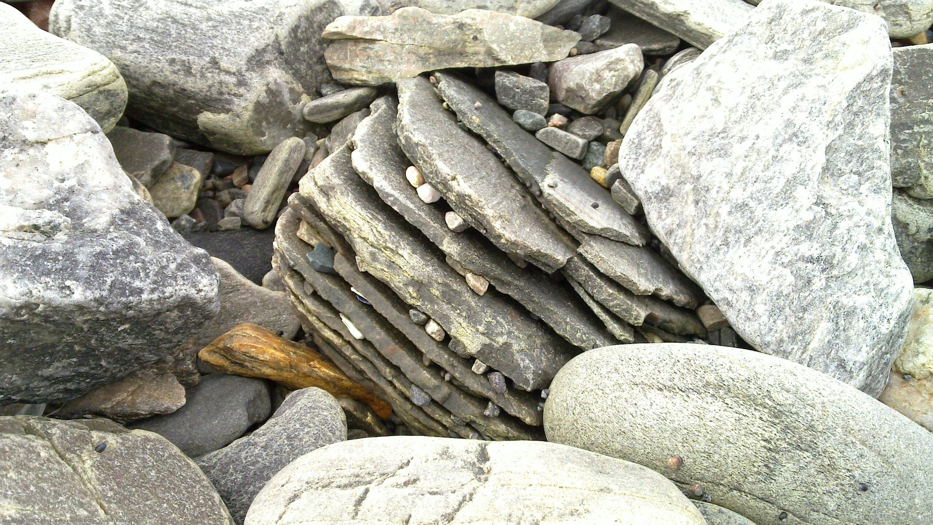 Eroded rock south of Hammerfest