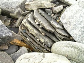 Eroded rock south of Hammerfest
