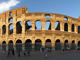 Day #2: Colosseum a few moments before sunset
